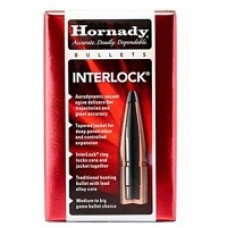 .358 Hornady 200gr Round Nose Interlock (100ct)