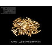 .224 75gr Hornady BT-HP MATCH (100CT) (Bulk Packaging)